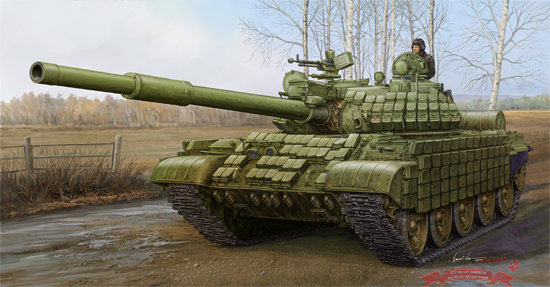 Танк  Т-62 с динамической защитой мод.1972 (1:35) купить в Москве