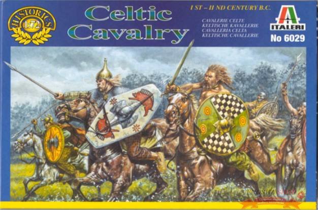 I - II Century B.C. Celtic Cavalry (Кельтская кавалерия I-II век н.э.) 1/72 купить в Москве