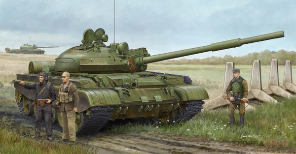 Trumpeter Советский танк T-62  модификация 1984 г. купить в Москве