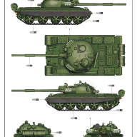 Trumpeter Советский танк T-62  модификация 1984 г. купить в Москве - Trumpeter Советский танк T-62  модификация 1984 г. купить в Москве