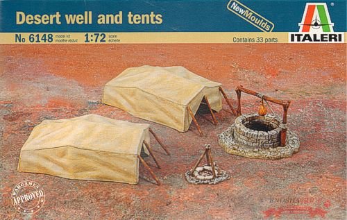 Desert well and tents (Колодец в пустыне и палатки) купить в Москве