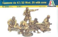 Cannone da 47/32 Mod. 39 with crew (пушка 47/32 Мод.39 с расчетом)