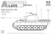НЕМЕЦКИЙ ТАНК Panther Ausf. A (ПОЗДНЕЕ ПРОИЗВОДСТВО) С ИНТЕРЬЕРОМ