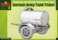 Немецкий армейский прицеп-цистерна