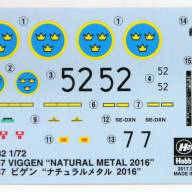02232 SAAB AJ-37 Viggen Natural Metal 2016 купить в Москве - 02232 SAAB AJ-37 Viggen Natural Metal 2016 купить в Москве