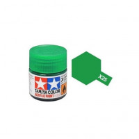 X-25 Clear Green gloss (Зелёный полупрозрачный глянцевый), 10 ml.