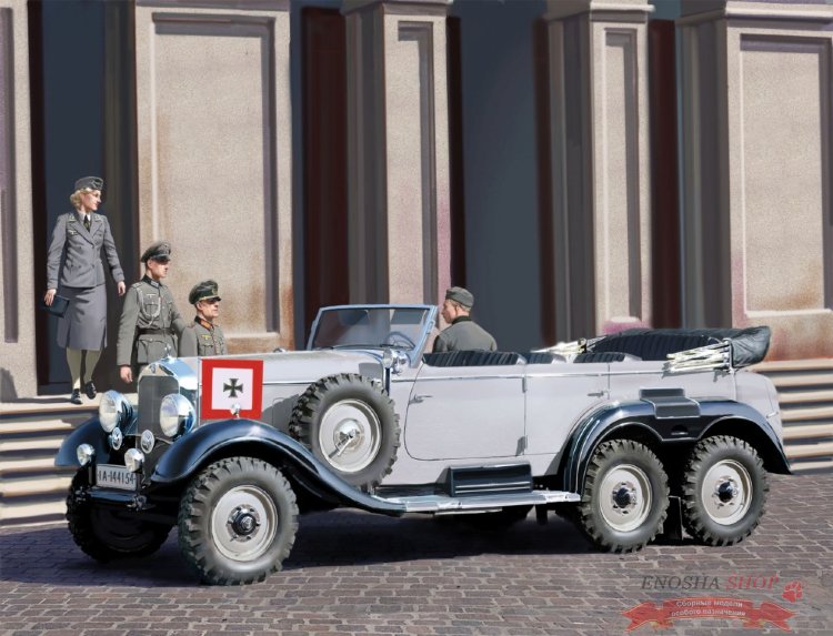 Германский автомобиль G4 (1939) с пассажирами купить в Москве