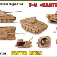 Немецкий средний танк Т-V &quot;Пантера&quot; (Подарочный набор) купить в Москве - Немецкий средний танк Т-V "Пантера" (Подарочный набор) купить в Москве