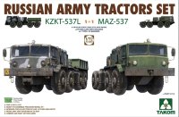 Russian Army Tractors Set KZKT-537L + MAZ-537