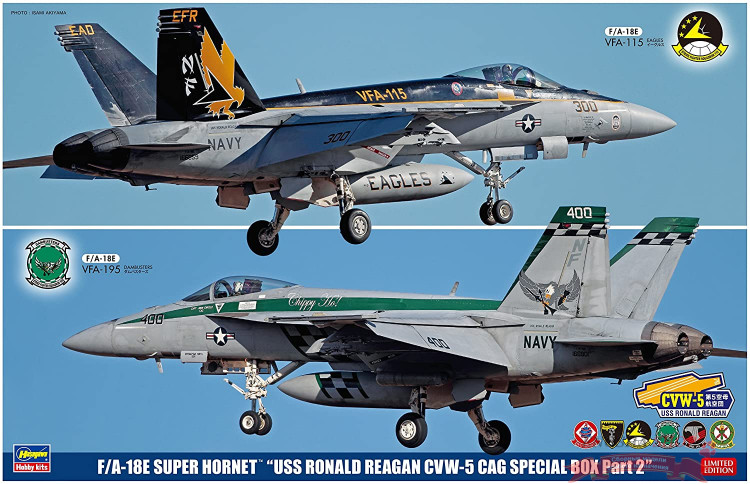 52143 F/A-18E Super Hornet USS Ronald Reagan CVW-5 CAG SPECIAL BOX Part 2” (2 kits in the box) купить в Москве