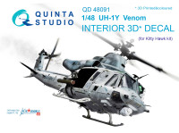 3D Декаль интерьера кабины UH-1Y Venom (для модели Kitty Hawk)