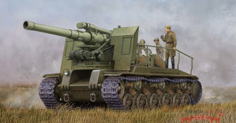 203-мм САУ С-51 образца 1943 года (1:35) купить в Москве