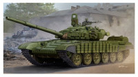 Российский танк T-72B1 MBT с реактивной броней Kontakt-1 масштаб 1:16