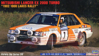 21138 Mitsubishi Lancer EX 2000 Turbo "1982 1000 Lakes Rally", масштаб 1/24 (УЦЕНКА)
