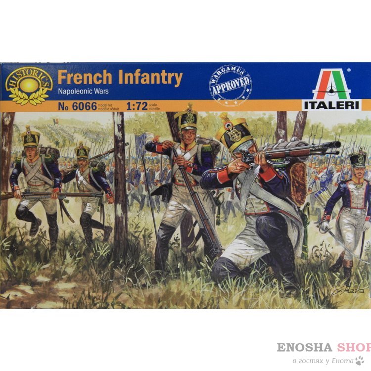 Napoleonic Wars French Infantry (Французская пехота, Наполеоновские войны) 1/72 купить в Москве