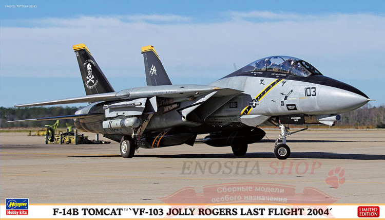 02434 F-14B Tomcat `VF-103 Jolly Rogers Last Flight 2004` (Limited Edition) 1/72 купить в Москве