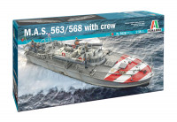 Торпедный катер MAS 563/568 4a Serie w/ Crew 1/35