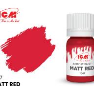 Краска Матовый красный (Matt Red), 12 мл. купить в Москве - Краска Матовый красный (Matt Red), 12 мл. купить в Москве