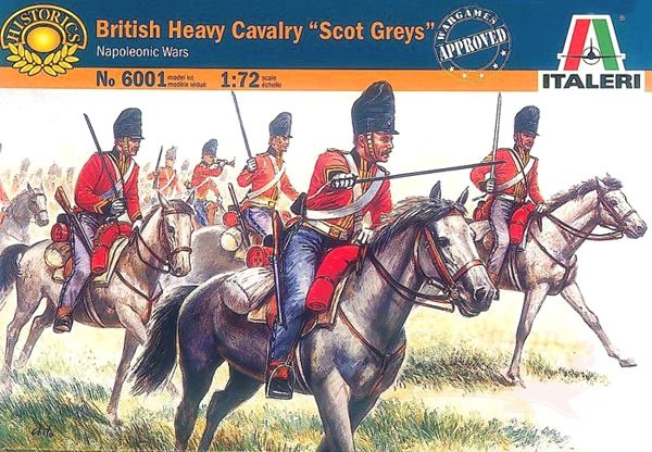 British Heavy Cavalry "Scot Greys" Napoleonic Wars (Британская тяжелая кавалерия) 1/72 купить в Москве