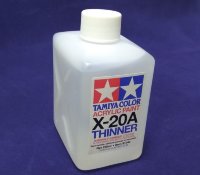 X-20A Acryllic Paint Thinner (Растворитель для акриловых красок), 250 ml.