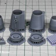 Су-25 сопла и коки двигателей с блоками АСО (Звезда) 1/48 купить в Москве - Су-25 сопла и коки двигателей с блоками АСО (Звезда) 1/48 купить в Москве