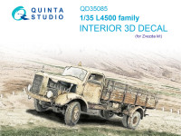 3D Декаль интерьера кабины L4500 family (Zvezda) 1/35