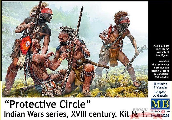 «Защитный круг». Серия Индейских войн, XVIII век. Набор № 1 купить в Москве