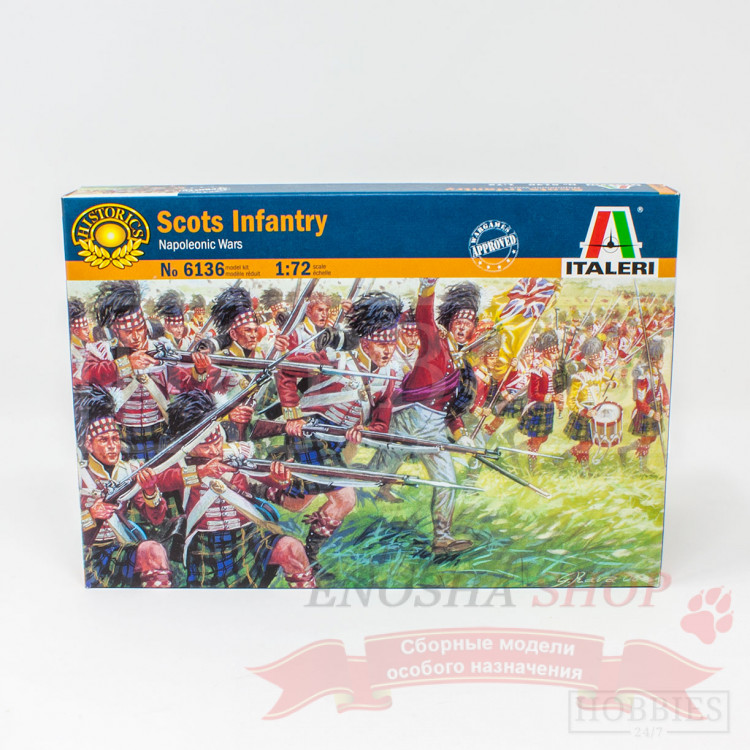 Scots Infantry Napoleonic Wars (Шотландская пехота, Наполеоновские войны) 1/72 купить в Москве