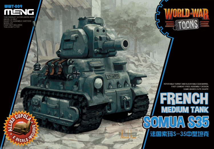 World War Toons SOMUA S35 French Medium Tank купить в Москве