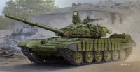 Танк  T-72Б/Б1 с реактивной бронёй контакт-1 (1:35)