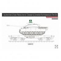 Jagdpanther G1 Early Production w/Zimmerit & Schwerer Plattformwagen Type SSys 1/35