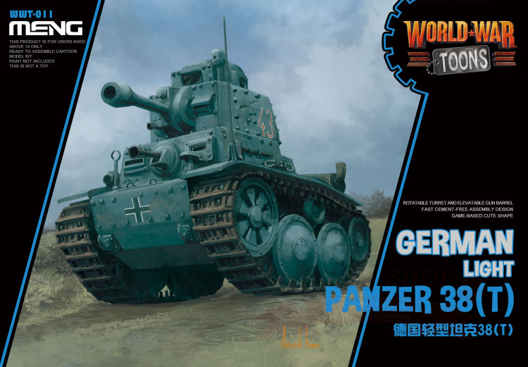 World War Toons Panzer 38(t) German Light Tank купить в Москве