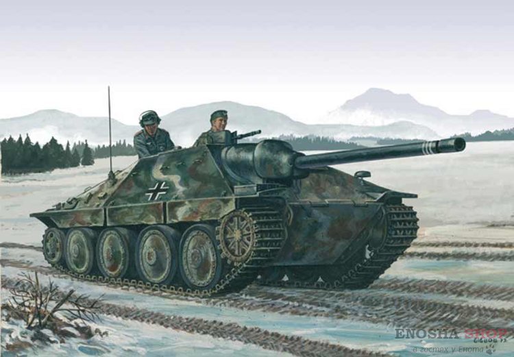 Немецкая САУ Jagdpanzer 38(t) Hetzer 1/72 купить в Москве