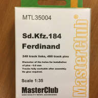 Tracks for Sd.Kfz.184 Ferdinand (металлические траки для САУ Фердинанд) купить в Москве - Tracks for Sd.Kfz.184 Ferdinand (металлические траки для САУ Фердинанд) купить в Москве