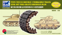 Type WE210 Double I workable tracks link set for Sherman/Grant/Ram
