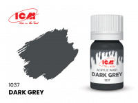 Краска Темно-серый (Dark Grey), 12 мл.