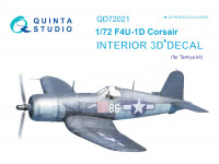 3D Декаль интерьера кабины F4U-1D Corsair (для модели Tamiya)