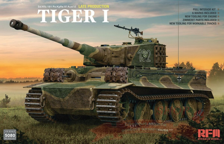 Sd.Kfz. 181 Pz.kpfw. VI Ausf. E Tiger I Late Production (Full Interior) купить в Москве