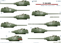 Декаль T-34-85 factory 174. Part II