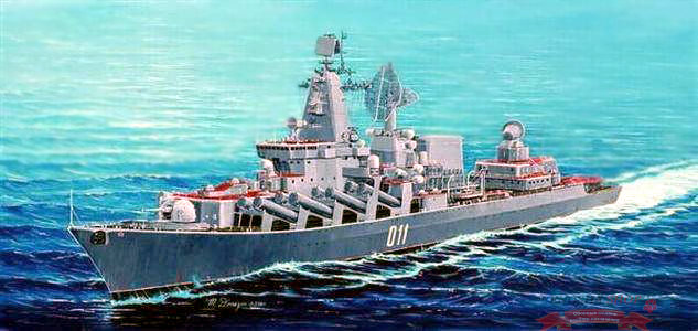 Ракетный крейсер "Варяг" (1:350) купить в Москве
