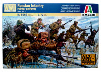 Russian Infantry (winter uniform) WWII (Советская пехота в зимней форме ВМВ) 1/72