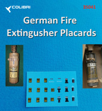 Декаль German Fire Extingusher Placards