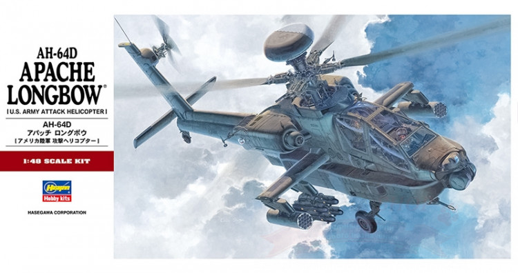 07223 U.S. Army Attack Helicopter AH-64D Apache Longbow 1/48 купить в Москве