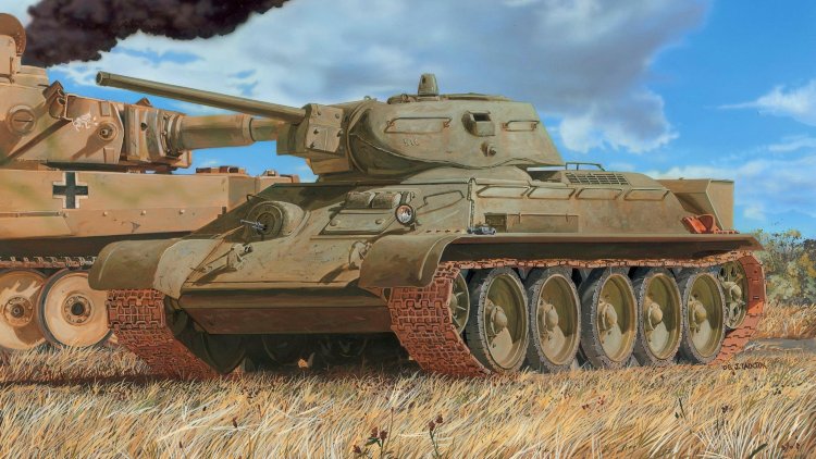 T-34/76 Model 1942 No.112 Factory "Krasnoe Sormovo" Late Production (T-34/76 'Завода 112 "Красное Сормово" 1942 г.) купить в Москве