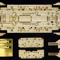 Деревянная палуба Wooden Deck for IJN Battleship Mikasa купить в Москве - Деревянная палуба Wooden Deck for IJN Battleship Mikasa купить в Москве