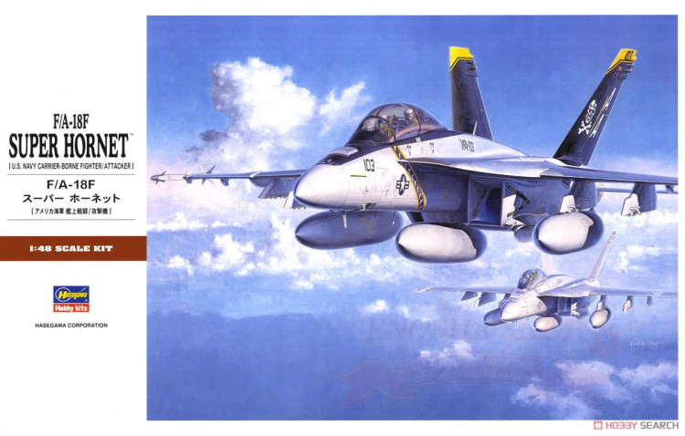 07238 F/A-18F Super Hornet U.S. Navy Carrier-Borne Fighter/Attacker 1/48 купить в Москве