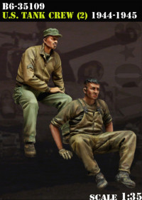 US Tank Crew (2) 1944-45 (2 фигуры)