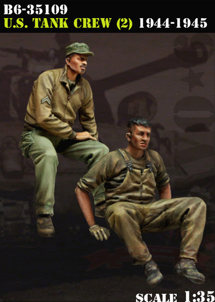 US Tank Crew (2) 1944-45 (2 фигуры) купить в Москве