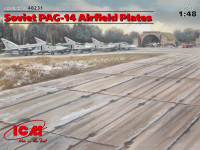 Советские плиты аэродромного покрытия ПАГ-14 (1/48)