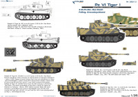 Декаль Pz VI Tiger I  -  Part IV  SS-Pz.Div- Das Reich